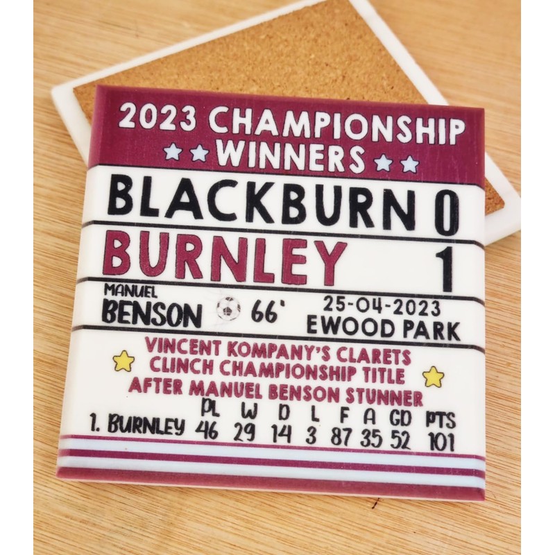 2023 Championship champions - Blackbrn 0 v 1, The Clarets
