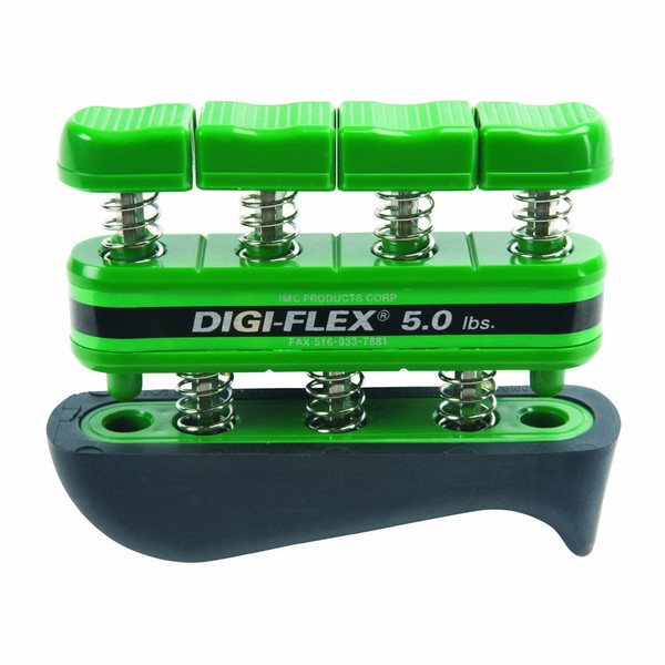 Digi-Flex - 10-0742 W51121 Green Hand and Finger Exercise System, 5 lbs Resistance