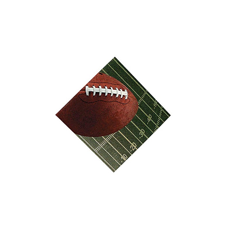 FOOTBALL LUNCHEON NAPKINS (16PC) - Party Supplies - 16 Pieces