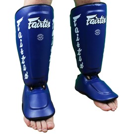 Fairtex Twister Shin Guard, Blue, Medium