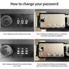 LUMITERRA Key Box, Key Safe 20 Digit Combination Code for