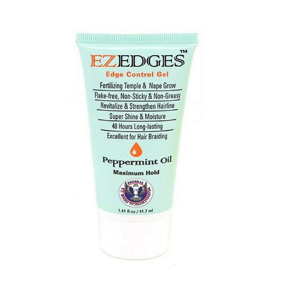 EZEDGES EDGE CONTROL GEL Maximum Hold (Peppermint Oil), 1.41 oz.