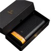Cigar Tube Leather Travel Cigar Case Cedar Wood Tube Mini