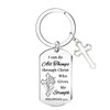 MADHAHEFU Christian Keyring Bible Verse Keyring Inspirational Keyring Gifts for