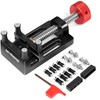 ArtyMaster Mini Drill Press Vise with Rubber Soft Jaws, 0-2.48"