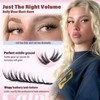 calphdiar Eyelash Clusters Wispy Lash Clusters DIY Eyelash Extensions