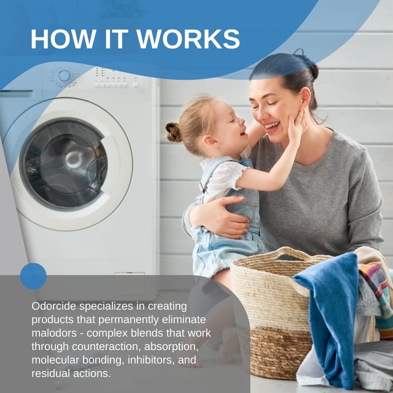 Odorcide – 1 Gallon Concentrated Laundry Odor Eliminator for Strong