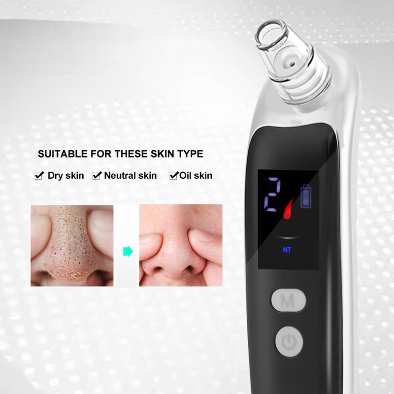 USB Electric Blackheads Removal Vacuum Face Pores Cleaner Exfoliating Lifting