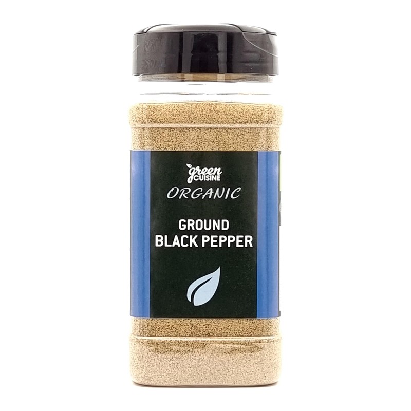 Organic Ground Black Pepper Ground | 280g | Certified Organic