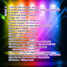 Mr Entertainer Big Karaoke Hits of The 70's (Seventies) - Double CD+G (CDG) Pack. 40 Classic Songs