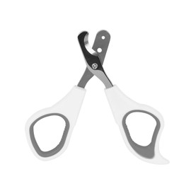 Elbourn Cat Nail Clipper, Stainless Steel Cat Claw Trimmers, Professional Pet Nail Clippers Best Pet Nail Clippers for Cats, Puppies (Grey)