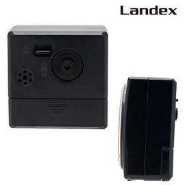 LANDEX Alarm Clock, Analog Clock, No Sound from Second Hand, Silent, Continuous Second Hand, Non-Radio Waves, Travel, Electronic Sound, Alarm, Light, Snooze, Black, Piyrika Gift, Present
