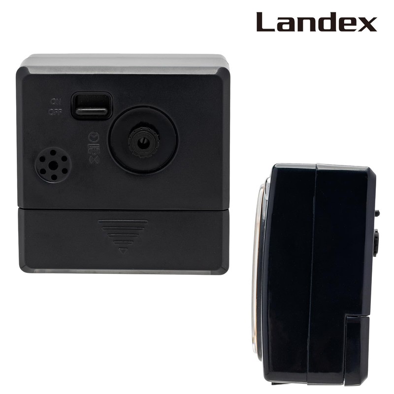 LANDEX Alarm Clock, Analog Clock, No Sound from Second Hand,
