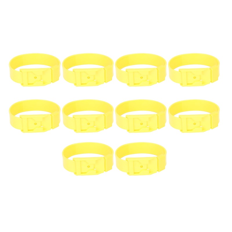 10Pcs Goat Collar Sheep Identification Bands Livestock Marking Ring Farming