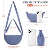 Dansydaisy 4 Pcs Nylon Crescent Crossbody Purses Bag for Women