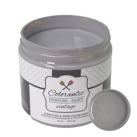 Colorantic | Glaze for Faux-Fini Stain Look | Pouring Medium | Fabric Paint Medium | Glitter Additive Medium (Grey - 16 oz)