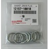 TOYOTA Genuine Parts Drain Plug Gasket, Part Number: 12157-10010, Set