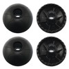 yyangz 4PCS Hiking Pole Snow Tray Plastic Rubber Mud Tray