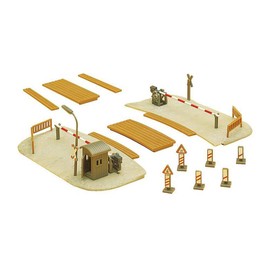 Faller 222173 Gate Level Crossing with Gatekeepers Shack Era II
