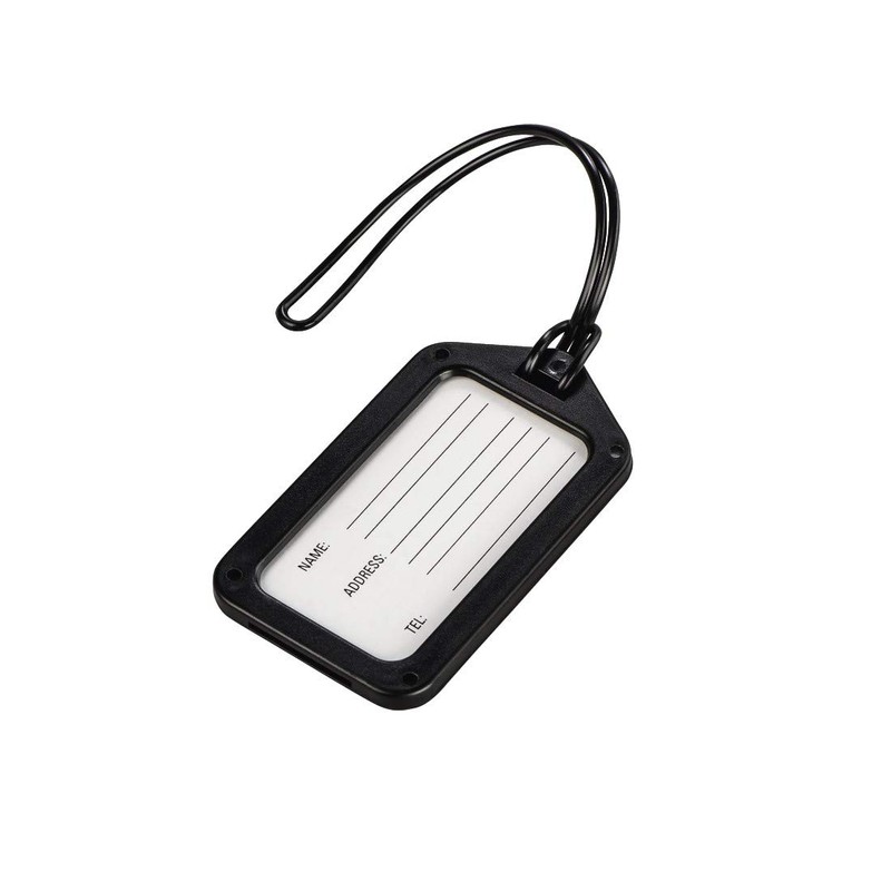 Hama Luggage Tag Set of 2 Black 00105322