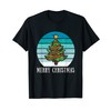 Christmas Tree Merry Christmas Tree Vintage Gift T-Shirt, black
