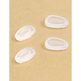 Kygear 2 Pairs Clear Silicone Replacement Nose Piece Compatible with Oakley Feedback/Holbrook Metal/Crosshair TI Sunglasses, Anti-Slip Silicone Rubber Nose Cushions Nose Guard Nose Pads