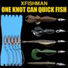 XFISHMAN Texas Rigs for Bass Fishing - Leaders with Weights,