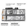 ALLGOOD Headlight Assembly Front Headlamp, Compatible with GMC Sierra C/K