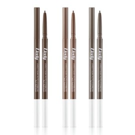 big mouth IPKN Lively Slim Auto Eyebrow 3pcs - 2 No. 2 + 1 No. 1 / 입큰 라이블리 슬림 오토 아이브로우 3개 - 2호2개+1호1개