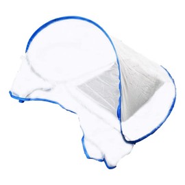 Hopbucan White Antimosquito Cover Mesh Cloth Antimosquito Cover Foldable -Up Travel Mosquito Net for Bed Free Installation-Medium Size