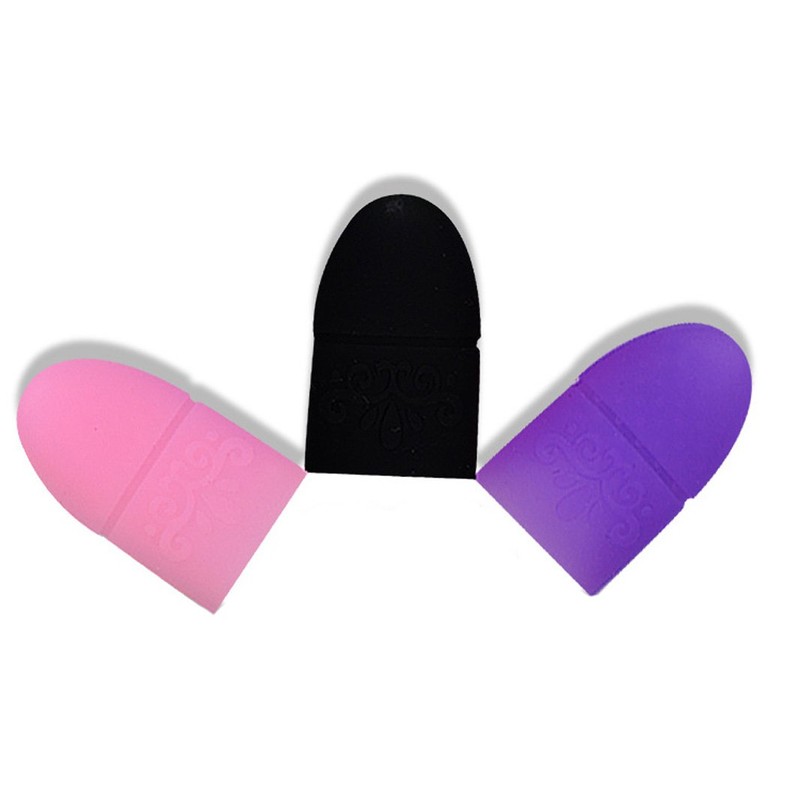 10Pcs/Set Reusable Silicone Nail Soakers UV Gel Nail Polish Remover