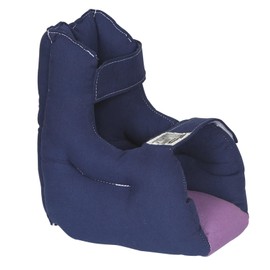 Ehucon Small Size Heel Protector Cushion Foot Pillow Remove Pressure and Bedsores,Heel Protectors for Pressure Sores for Heal Protection, 1 Count L9.5*H9.5*W5.5 Inches (Navy Blue)