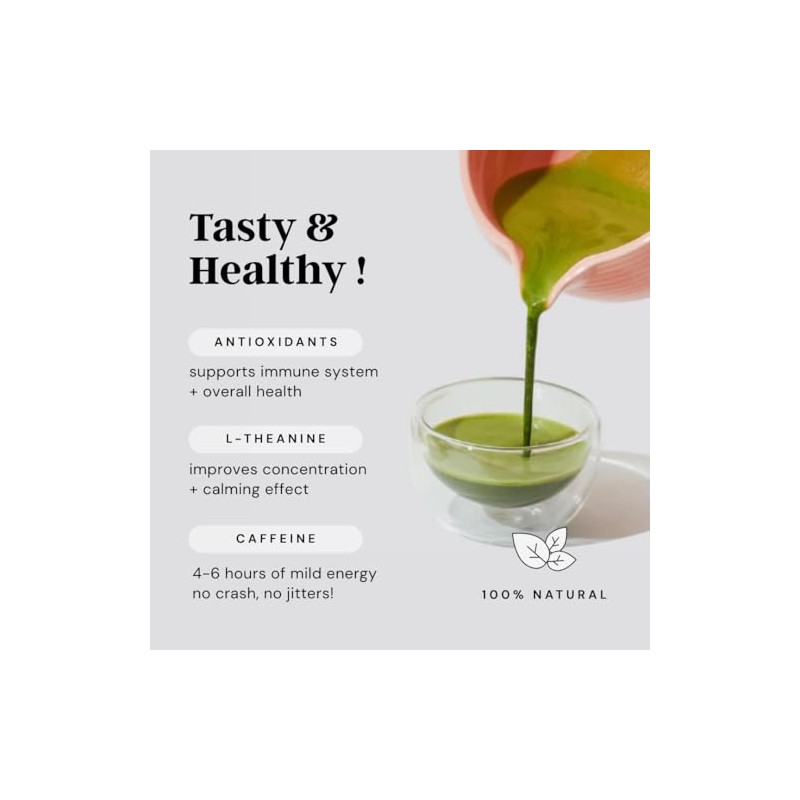 Premium Ceremonial Grade Organic Matcha Green Tea Powder - 30g