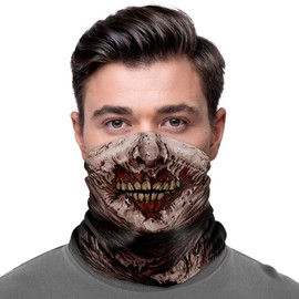 Maskworld Multifunctional Tube Scarf Headscarf Zombie Stylish Breathable Elastic for All Occasions
