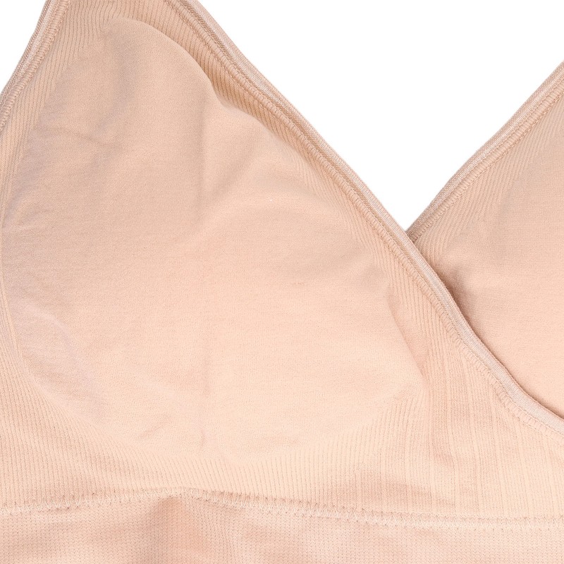 Nursing Bra Front Top Buckle Widened Flanks Four Row Buckle