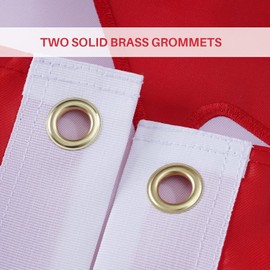 FLAGWIN Canada Flag 2x3 ft, Canadian Flags Heavy Duty Embroidered Maple Leaf with 2 Brass Grommets, Vivid Color and Fade Resistant Canada Banner Flags for Indoor/Outdoor