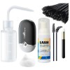 Kit Shampoo Espuma Para Pestañas Y Brocha Para Extensiones