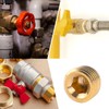 10 PCS 1/4" NPT Male Pipe Plug Fitting Set Brass