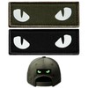 Bluyellow 2Pcs Cat Eye Patch Set, Morale Tactical Hook and