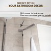 LukLoy Fixed Glass Shower Panel Glass to Wall Support Bar,