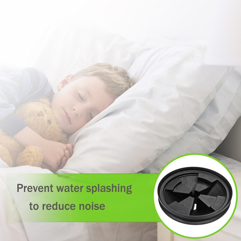 3 3/8" Garbage Disposal Splash Guards Sink Baffle Quiet Garbage