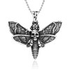 Bray Wyatt The Fiend Stainless Steel Moth Logo Pendant Necklace