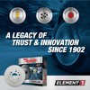 Raybestos Element3 Automotive Replacement Rear Coated Brake Rotor for Select