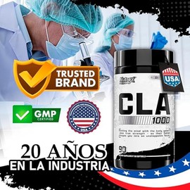 Nutrex Research CLA 1000mg -90 Soft Gels - Mezcla activa de cido linoleico conjugado de aceite de crtamo                                              