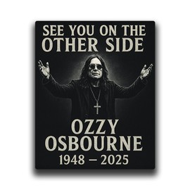 O. Osborne Memorial Sticker – “See You on The Other Side” Tribute Decal – 5-Inch Vinyl UV-Printed Weatherproof Sticker – Rock Legend 1948–2025 – for Cars, Laptops, Guitars, and More - KCD5041
