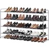 MISSLO 4 Tier Long Shoe Organizer for Closet Shoe Rack