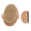 2PCS Set Sweater Cleaning Shaver Set Oval Beech Wood Bristle