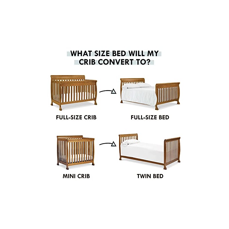 Davinci Twin/Full Size Bed Conversion Kit (M4799) in White