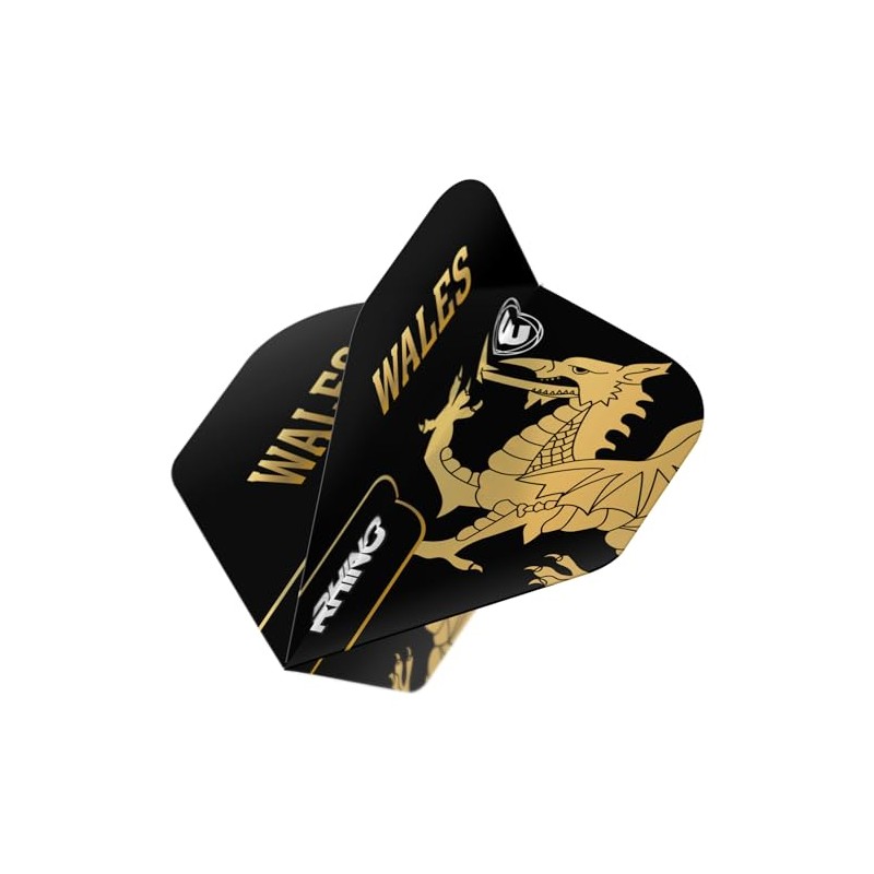 WINMAU Rhino Country Flag Design Dart Flights - 10 sets