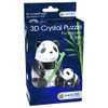 HCM Kinzel 59179 Heart 3D Crystal Puzzle Panda Pair, Grey/Black